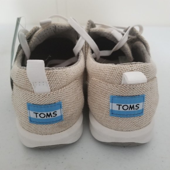 Tom's Del Rey Natural Metallic Jute 6.5 - Picture 3 of 8